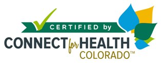 Ad that says:
Certified by CONNECT for HEALTH COLORADO